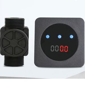 5 V schwarzer Eingang Flüssigkeitsdurchflussdetektion und Überwachung Wasserdrucksensor medizinischer Wasserstand-Durchflusssensor mit LED-Bildschirm - Product Image 1