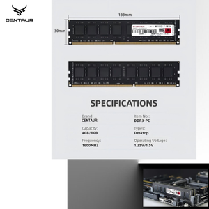 CENTAUR DDR3 fabbrica originale 1333mhz/1600mhz DDR3 modulo di memoria Desktop 2gb 4gb 8gb 16gb 32gb ECC funzione per Computer