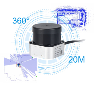 Escáner láser LiDAR KC de 360 grados, rango de 40M, antipolvo, con función de mapeo, telémetro 2D, Sensor de luz ambiental