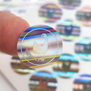 Chất lượng cao tự dính Watermark an ninh con dấu loại bỏ để ngăn chặn giả mạo Hologram Overlay dập nóng lá Sticker - Product Image 1