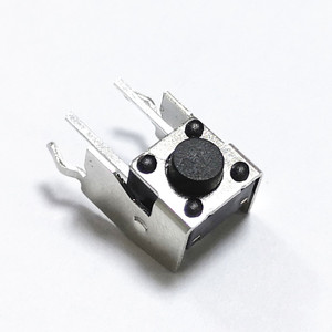 Vertikaler Berührungs schalter SPST-NO rechtwinkliger Taktsc halter 6*6 Metall-Druckknopf-Taktsc halter - Product Image 2