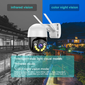 1080P uzun menzilli otomatik izleme dönebilen PTZ ağ kamerası XM ICSEE APP telefon kontrolü açık renk gece görüş WIFI kamera - Product Image 6