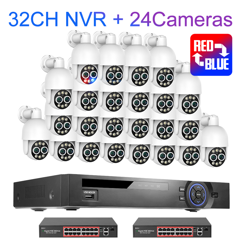 32CH 24 Cámaras 4MP+4MP