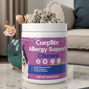 Aide aux allergies Doux à mâcher pour chiens chats Amélioration de la santé de la peau Démangeaisons Soulagement de la peau à base de poisson Pet Wellness Nutrition Dinde Puce - Product Image 3