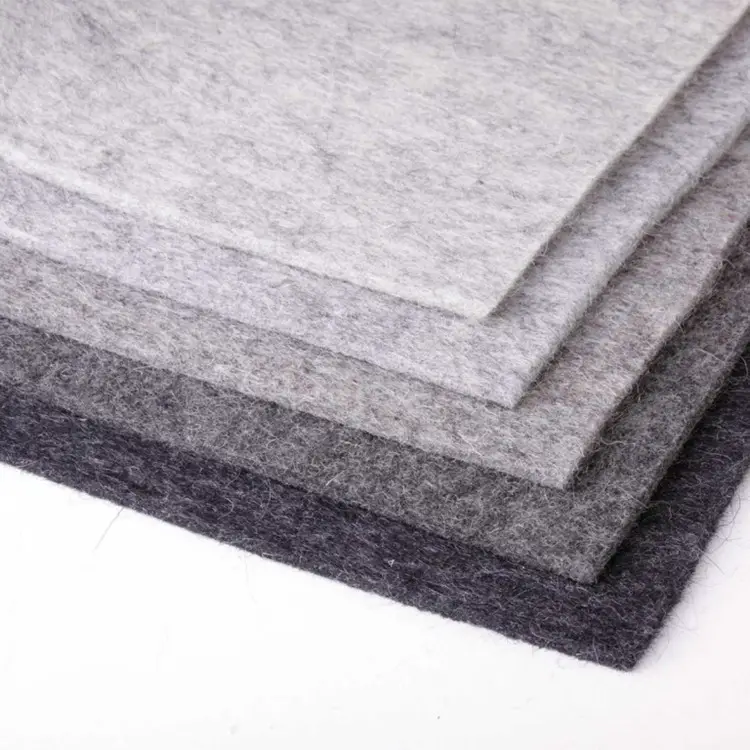 Factory supply 100% wool material industrial wool felt 2mm/ 3mm/4mm/5mm