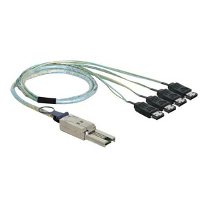 デロックKabel SAS 26pin zu 4x eSATA SFF 8088 - 4x eSATA 1m (91991463817) - Product Image 1