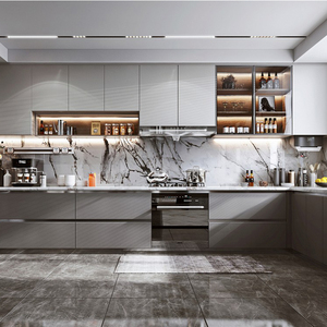 Santopova Acrylic 3D Dubai mini đen <span class=keywords><strong>aristokraft</strong></span> độ bóng cao Hàn Quốc tủ bếp giá trong Philippines - Product Image 2