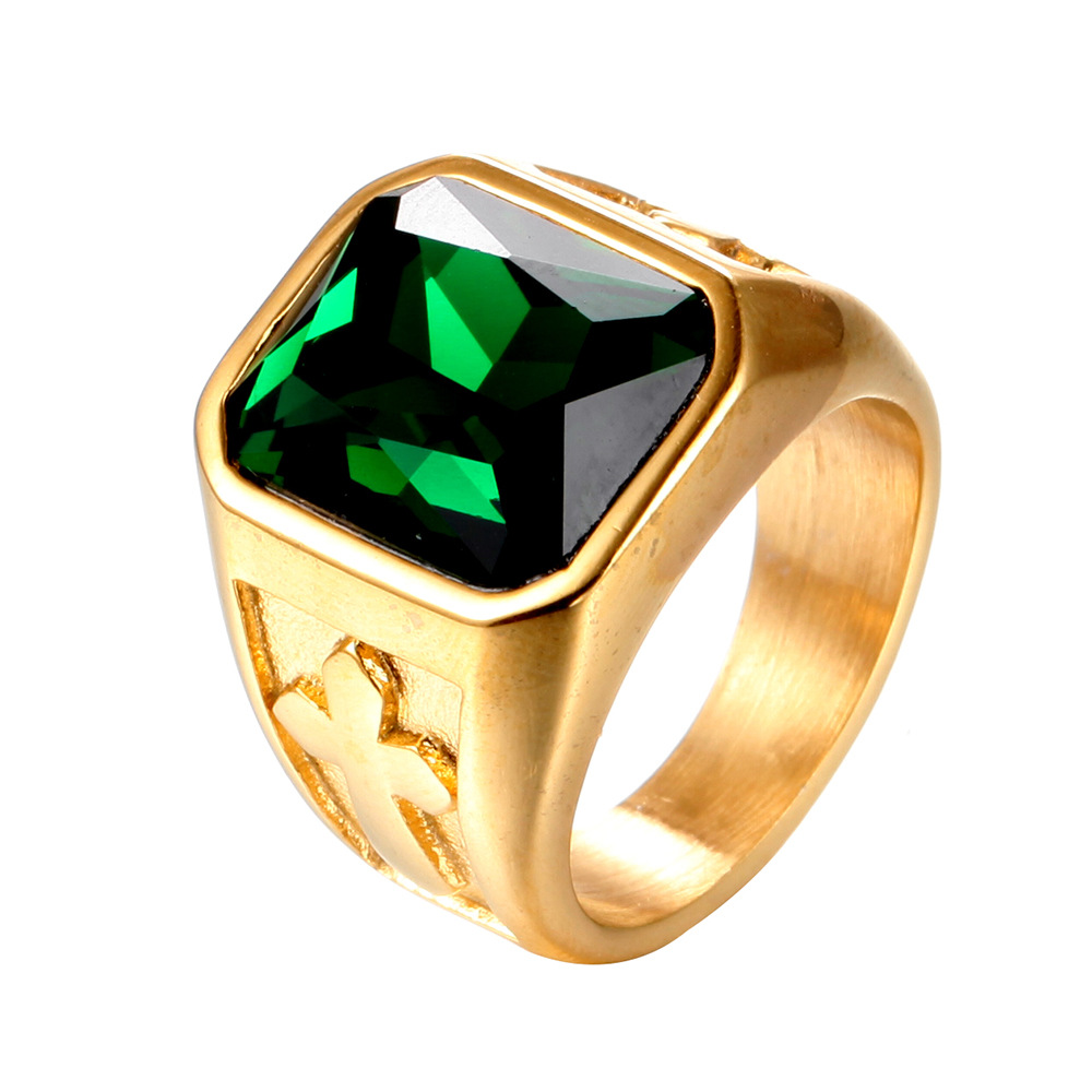 Diamant vert doré