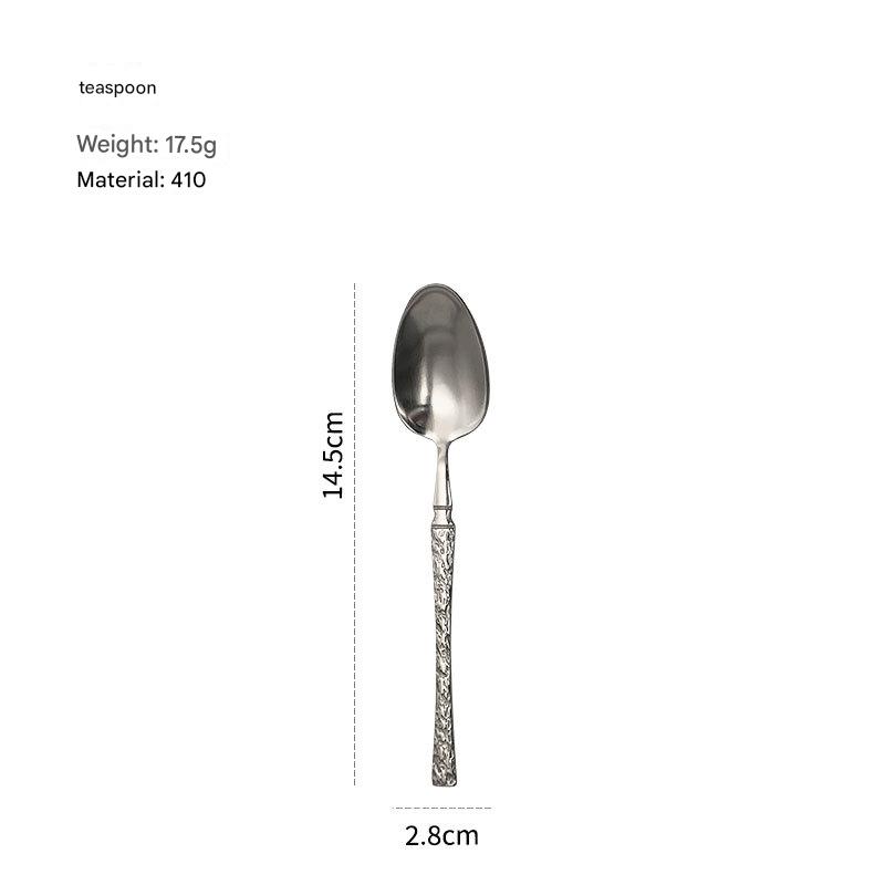 Cuchara de postre de plata