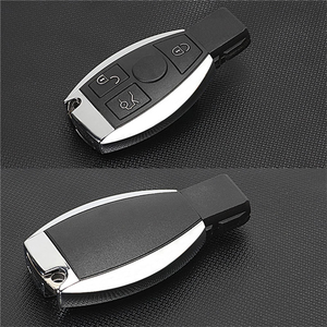 ซองกุญแจรีโมทอัจฉริยะ3ปุ่ม433MHz สำหรับ MHz Benz BGA C E G S CLK SLK ML Class NEC เคสกุญแจ
