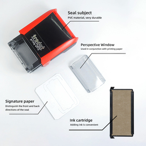 特別に優れたTrodat4910セルフインプリントオフィスラバースタンププラスチック自動セルフインクスタンプDIY用 - Product Image 4