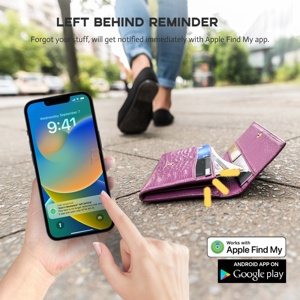 Smart Key Locator Replaceable Battery Compatible Works with <strong>Apple</strong> Find My and Google Devices - Product Image 5
