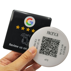 Özel akıllı NFC anahtar Fob etiketi 1k çip kartvizit Instagram epoksi anahtarlık sosyal medya üyelik 13.56MHz frekans erişim - Product Image 2