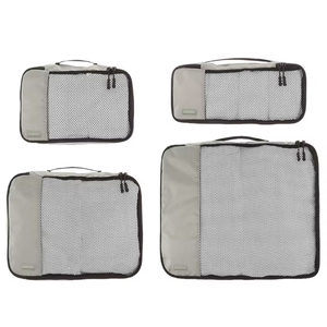 Oem ODM biểu tượng tùy chỉnh hành lý Organizer chuyến đi đóng gói <span class=keywords><strong>Cubes</strong></span> cơ bản 4 Piece du lịch nén đóng gói <span class=keywords><strong>Cubes</strong></span> Set - Product Image 3