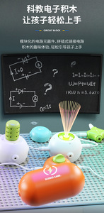 300 + kit di strumenti scientifici per la costruzione di circuiti elettronici di gioco, kit di strumenti per la costruzione di esperimenti di fisica dei circuiti per bambini - Product Image 2