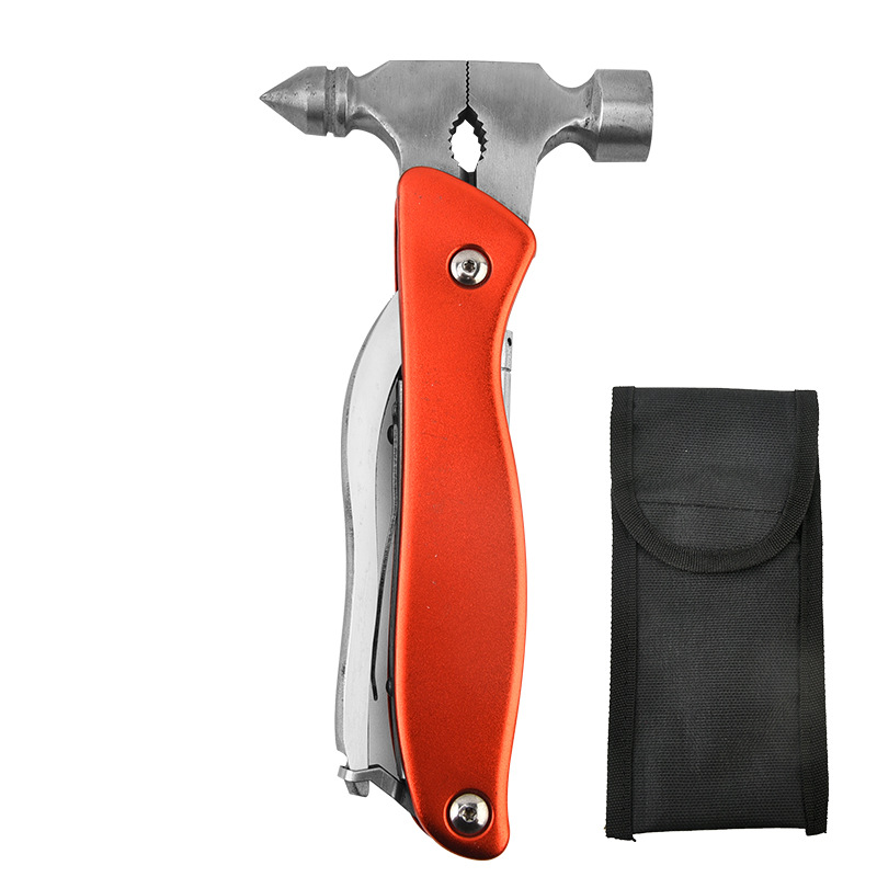 Red handle silver hammer