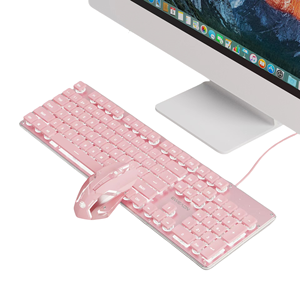 Venta al por mayor, teclado de escritura a máquina luminoso, cómodo y de buena sensación para ordenador y juegos con palabras árabes rusas - Product Image 1