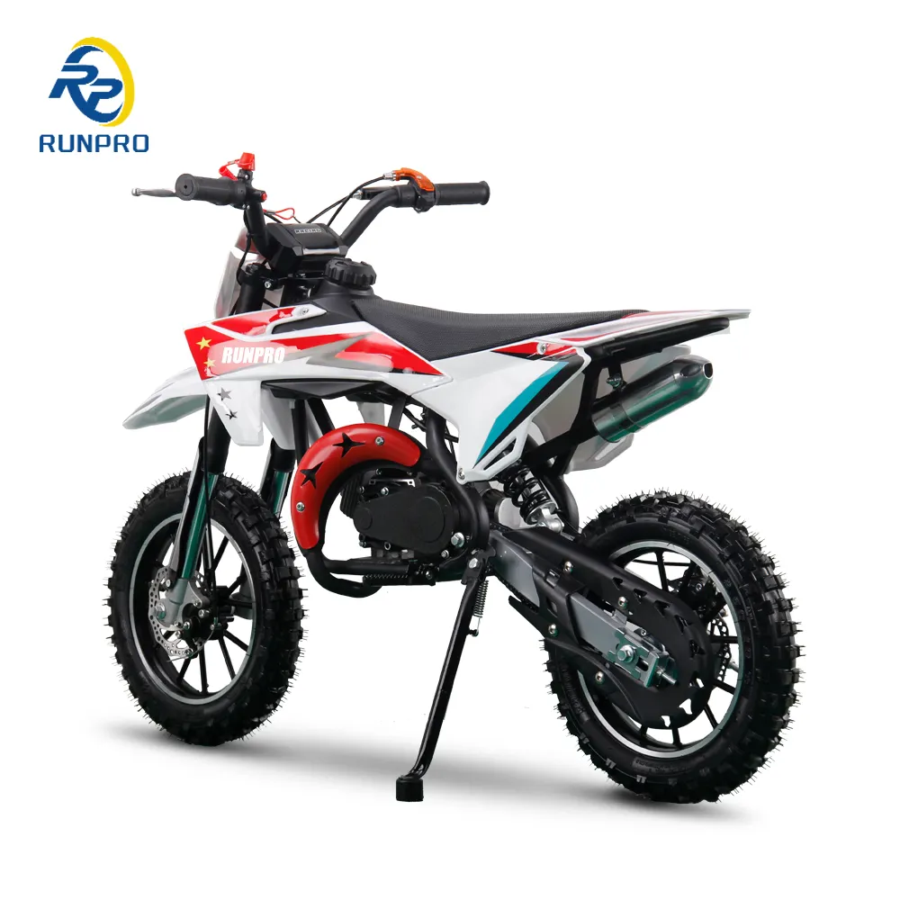 Nova chegada 2-Stroke 49CC off-road Pitbike Mountain Race Gasolina Scooter Pequeno Buggy Bicicletas Da Sujeira Corrida Mini Motocicleta