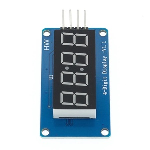 1pcs <strong>TM1637</strong> 4 Bits Digital LED Display Module 7 Segment 0.36Inch Clock RED Anode Tube Four Serial Driver Board Pack - Product Image 4
