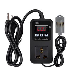 Interruptor de controlador de humedad inteligente W2023, termostato de 110V y 220V, dispositivo de detección de humedad con sonda de Sensor para almacenamiento de invernadero - Product Image 1