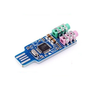 ドライブUSBサウンドカードモジュールラップトップ外部CM108チップオーディオヘッドセットマイクボード - Product Image 3