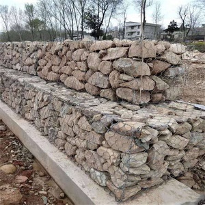 Cesta de malla de gaviones Hexagonal galvanizada de 80x100mm, protección de Río, caja de gaviones de corte doblado, servicios de procesamiento de soldadura incluidos - Product Image 4