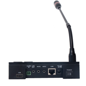 IP домофонная станция пейджинговая микрофон для IP-системы пейджинговой связи с сервером внутри