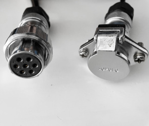 Yedek güvenlik ağır iş makinesi sistemi için 2 kanallı 4 pinli AV konnektör bağlantı kesme kiti ile kamera monitörü bobin römork kablosu - Product Image 3