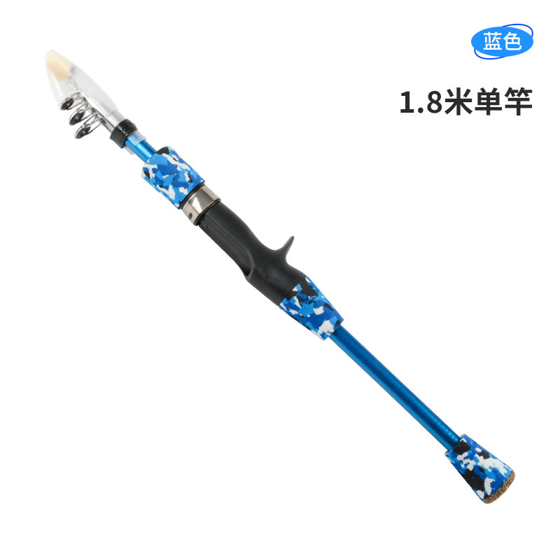 18m blue single rod