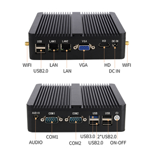 J1900 J1800 Industrial Mini PC Dual LAN Dual RS232 COM Support 4G <strong>Function</strong> Linux Win7/10 6*USB Fanless Embedded <strong>Computer</strong> - Product Image 3