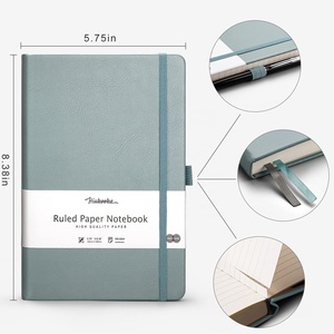 Taccuino foderato con copertina rigida per Notebook in carta a righe A5 all'ingrosso con cancelleria per ufficio a maniche per la promozione - Product Image 2