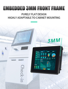 Fanless <strong>Embedded</strong> Economy Front 6*USB 2*RS232IP65 PCAP Multi-touch 10.1 15 18.5 21.5 Inch J1900 All in One Industrial Panel PC - Product Image 4