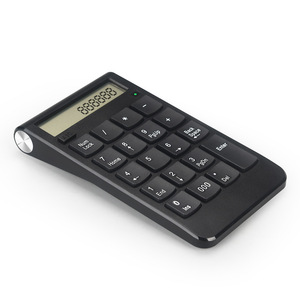 Inalámbrico 2,4G Usb número teclado/calculadora con pantalla Digital recargable Mini 19 teclas numérico inteligente teclado Oficina