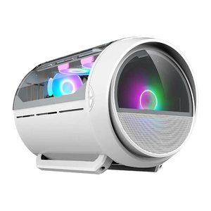 Bilgisayar şasi PC durumda masaüstü 240 su soğutmalı RGB hayranları ile M-ATX ITX PC şasi bilgisayar kasası - Product Image 5