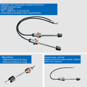 Diesel & benzina sensore di livello del carburante per il controllo del livello dell'acqua nei serbatoi strumento di misura - Product Image 3