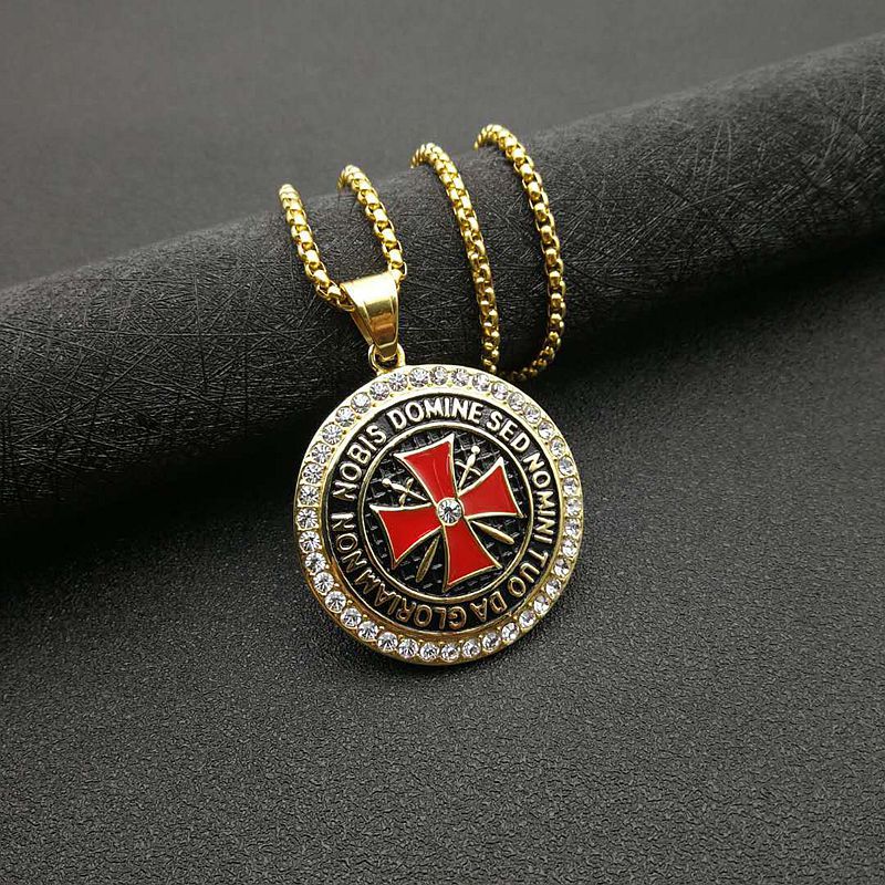 Pendentif unique en or incrusté de diamants