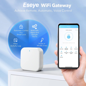 G2 ttlock app có dây wifi <span class=keywords><strong>Gateway</strong></span> cho ổ khóa thông minh Tương thích với gỗ thép không gỉ Brass cửa SDK điện thoại thông minh - Product Image 4