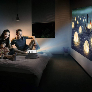 Cheerlux 2800 Lumens Digital Mini LED Wifi Android Projector Connected with Mobile Phone with Vertical Keystone - Product Image 5