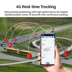 自动4G车辆跟踪器，带远程发动机切割地理围栏报警车队管理系统，适用于安卓IOS应用全球定位系统跟踪器GT10 - Product Image 2