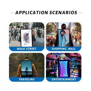 Großhandel anpassen Human Walking Network Werbung Digital Signage Tragbare LCD-Rucksack Digital Billboard - Product Image 6