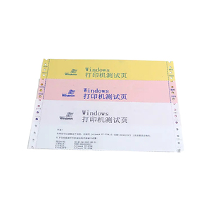 厂家直销供应定制销售订单账簿收据发票1 2 3 4 5 6层9.5x 11英寸电脑连续无碳纸 - Product Image 1