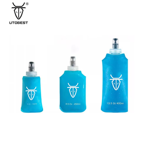 150ml 250ml 450ml tùy chỉnh không thấm nước gấp TPU cắm trại đóng mở bình mềm chạy đi xe đạp Cắm Trại Đi Bộ Đường Dài - Product Image 2