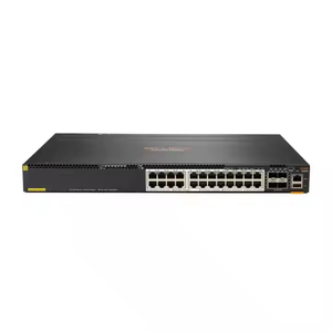 JL660AアルバネットワークCX 6300M 24ポートHPEスマートレート1/2.5/5GbEクラス6 PoEおよび4ポートSFP56ネットワークスイッチ - Product Image 4
