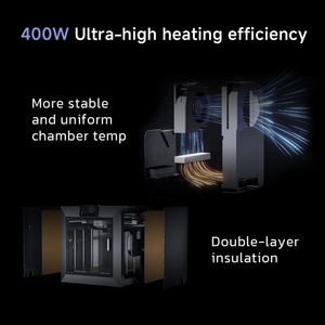 QIDI PLUS4 yüksek hız Max baskı 600 mm/sn tam otomatik tesviye 370 ° c doğrudan ekstruder endüstriyel büyük masaüstü FDM 3D yazıcı - Product Image 3