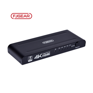 FJ-4K501 Fjgear Oem 3D <strong>Visual</strong> Effect 5 Ports 3840*2160/30Hz <strong>Hdmi</strong> Hd Video Switch <strong>Hdmi</strong> Kvm Switcher - Product Image 1