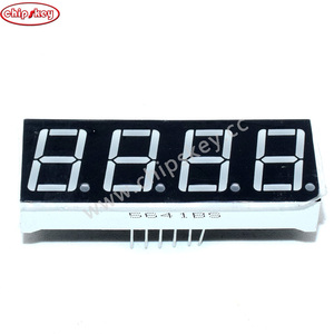 #1090 4 Bit 7 Segment Digital Tube LED-Anzeige 0,56 Zoll Common Anode 12Pins ICs 5461 - Product Image 3