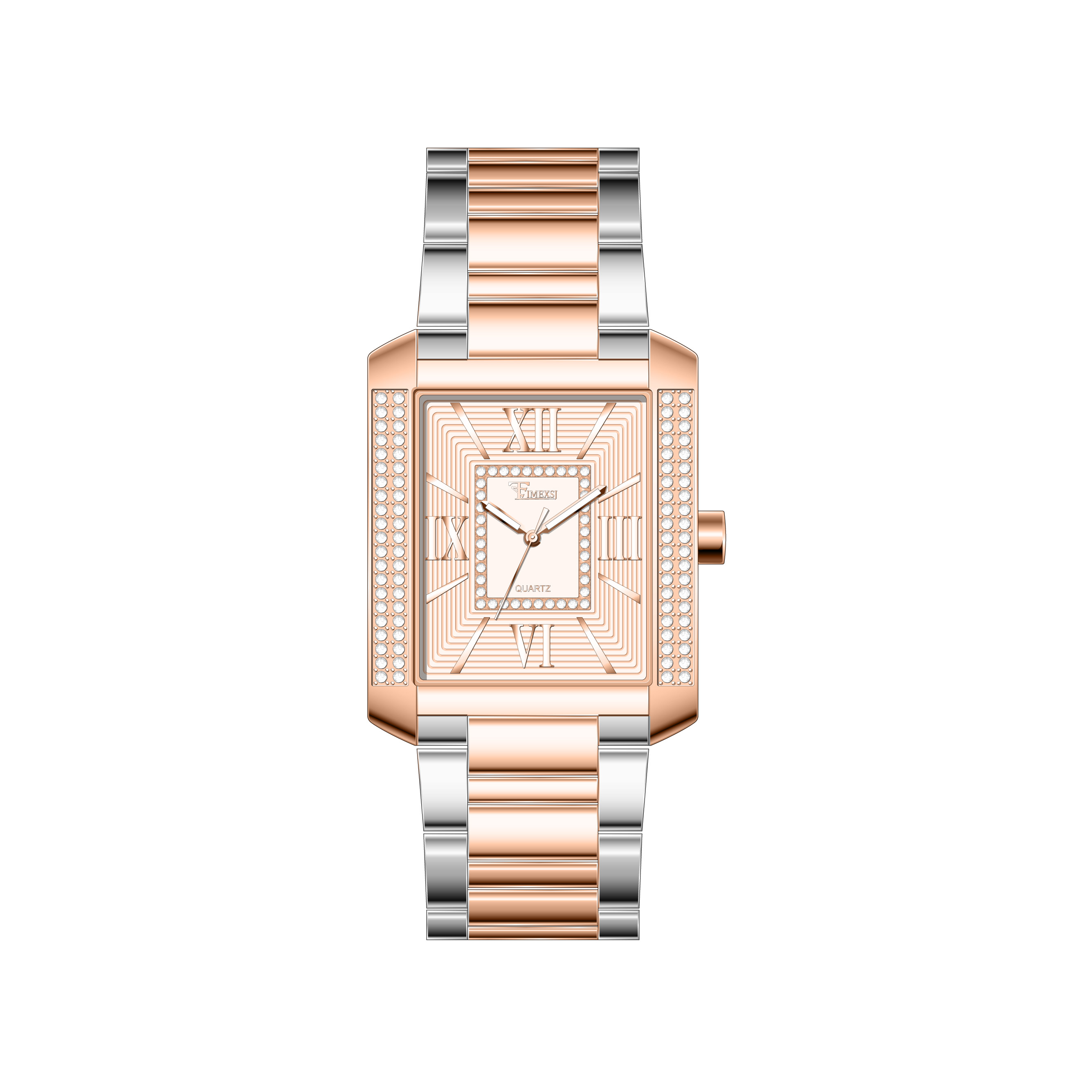 Two Tone Rose Gold