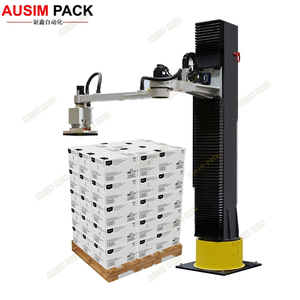 <strong>Automatic</strong> <strong>Robotic</strong> Cantiliver Palletizer <strong>Machine</strong> Vacuum Pad Gripper Stacker for Bag Case Carton Box <strong>System</strong> for Food Metal Plastic - Product Image 1