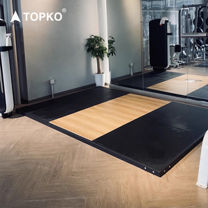 TOPKOスクワットバッファボード重量挙げプラットフォーム