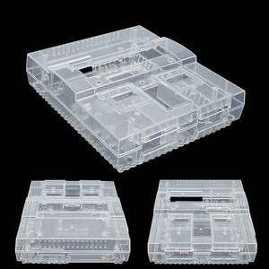 Replacement Shell Transparent <strong>Case</strong> for Nintendo SNES SFC Retro Gaming Consoles Translucent Black - Product Image 3
